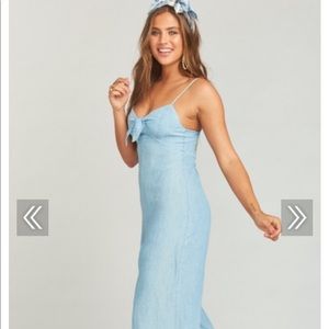 Paolo Playsuit in Shore Chambray